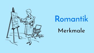 Merkmale der Romantik in der Kunst einfach erklärt  Malerei Farben als Referat in Deutschland [upl. by Viridis]