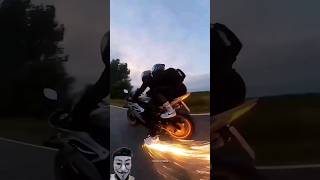 bikers fire shoes 🔥💥😱🥶 mt15 automobile duke rider ytshorts viral shorts ktmloverktm [upl. by Nellak]