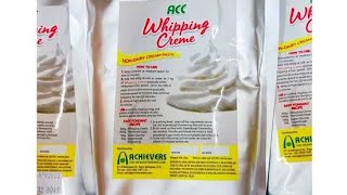 ACC whipping cream review [upl. by Safire]