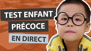 TEST ENFANT HPI en direct  Comment reconnaître un enfant surdoué [upl. by Postman648]