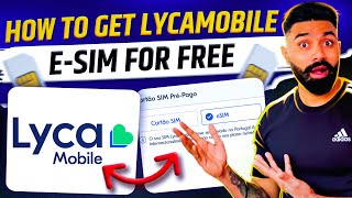 How to get lycamobile esim  Full Step By Step Guide 2024 Lycamobile esim activation [upl. by Bocyaj]