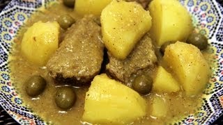 Moroccan Beef Tajine with Potatoes Recipe  CookingWithAlia  Episode 201 [upl. by Ahola864]