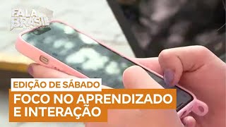 Uso de celular é proibido em 64 das escolas indica pesquisa [upl. by Johen]