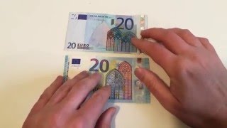 Neuer 20 Euro Schein vs Alter 20 Euro Schein [upl. by Carlita]