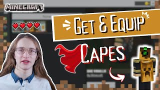 How to Get amp Equip Capes in Minecraft Java amp Bedrock Guide [upl. by Luana]