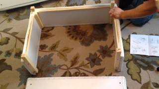 IKEA EKTORP Footstool Ottoman Assembly Instructions Video  How To [upl. by Letsirk]