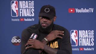 LeBron James Tristan Thompson amp Kyle Korver  NBA Finals Game 1 Media Availability [upl. by Low827]