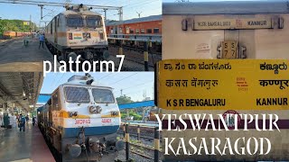 Train Journey  Yeswantpur to Kasaragod by 16511 KSR Bengaluru  Kannur Express [upl. by Joshia87]