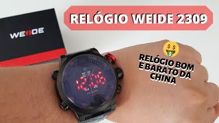 Unboxingreview relógio Weide 2309  Será que o relógio Weide é bom [upl. by Oruhtra16]