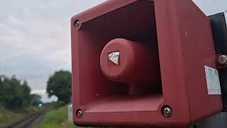 muckamore level crossing co antrim 3924 [upl. by Ardnoid]