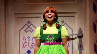 FULL HD Front Row Frozen Musical Live at The Hyperion  Disney California Adventure [upl. by Oicafinob]