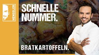 Schnelles Bratkartoffel Rezept von Steffen Henssler [upl. by Ilamad148]