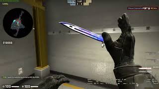 Bayonet knife Doppler Phase 4 Factory new Gameplay [upl. by Schwab]