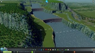 Hydro Power Plants Cities Skylines  real answers  myths busted  elevations make them work [upl. by Prevot]