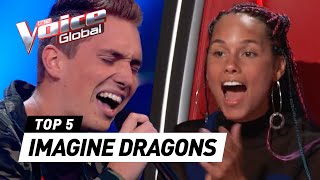 IMAGINE DRAGONS in The Voice PART 2  The Voice Global [upl. by Bonns827]