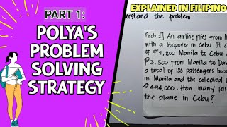 POLYAS PROBLEMSOLVING STRATEGY PART 1 [upl. by Joris]