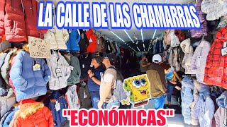 LA CALLE DE LAS CHAMARRAS BARATÍSIMAS CDMX BODEGAS CON LOS PRECIOS MÁS ECONÓMICOS [upl. by Filmer]