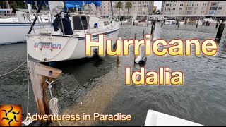 Hurricane Idalia at our Marina with our Sailboat [upl. by Theta826]