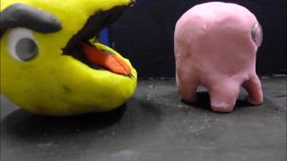 PAC MAN STOP MOTION IES TIRANT LO BLANC 3º D [upl. by Skylar610]