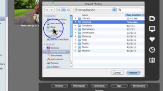 How can I Import Photos into iPhoto [upl. by Hachman]