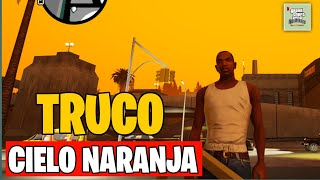 ✅ Truco Cielo Naranja En GTA San Andreas  Netflix  Cyborg19 [upl. by Oizirbaf]