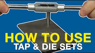 Repairing Stripped Nuts and Bolts How To Use Tap and Die Sets  Eastwood [upl. by Athalie]