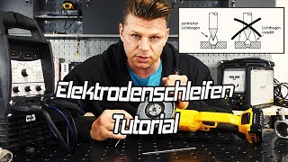 Wolframelektrodenschleifen Tutorial für Anfänger [upl. by Nnaeirual]