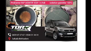 Problème de Filtre à particules FAP amp Additif sur Peugeot Partner Tepee 16HDI Solution définitive [upl. by Norreg]