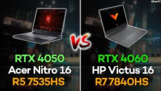 R5 7535HS RTX 4050 vs R7 7840HS RTX 4060  5 Oyunda FPS Test ve KÄ±yaslama [upl. by Season]