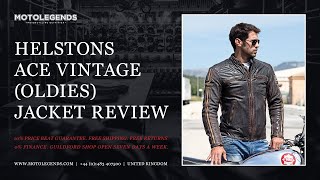 Helstons Ace Vintage jacket Oldies jacket review [upl. by Shetrit237]