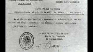 ÚLTIMO PARTE DE LA GUERRA CIVIL ESPAÑOLA 1º ABRIL 1939 [upl. by Ynafit]