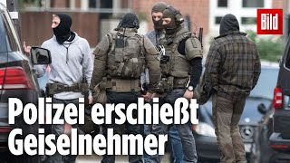 Geiselnahme in Gefängnis – Polizei erschießt Täter  Münster [upl. by Annil]