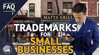 How To Trademark A Name And Logo For Your Small Business [upl. by Eednam]