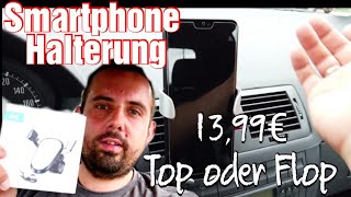 ✅ Smartphone Halterung  Lüftung Befestigung  4quot712 Zoll Smartphones  Automatisches einspannen 🎬 [upl. by Zane]