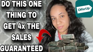 BEST STRATEGIES TO MAKE MORE SALES ON OFFER UP TIPS TRICKS HACKS AND MORE GUARANTEED RESULTS ‼️ [upl. by Iy]