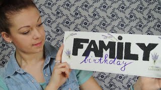 Rodinný narozeninový kalendář Family birthday DiY [upl. by Daeriam]