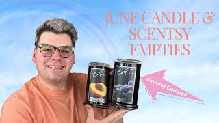 JUNE CANDLE  SCENTSY EMPTIES [upl. by Sharpe]