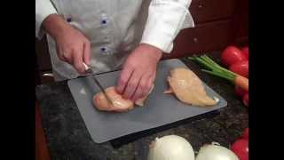 Cutting Chicken With The Carver Boner Knife  RadaCutlerycom [upl. by Ayerf]