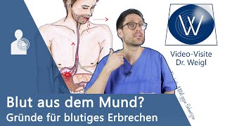 Bluterbrechen Plötzlich Blut im Mund👆 Was kann es sein Von Notfall über Magengeschwür bis Krebs❗ [upl. by Okire703]