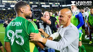 quotIts not done yetquot  Chris Armas delivers victory speech to the Rapids after beating Club América [upl. by Hcirdla]