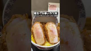 【衝撃】埼玉一分厚いカツ丼がヤバかった！【富士見市】 [upl. by Onivag234]