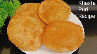 Poori Recipe  एकदम फूली फूली साफ्ट खस्ता पूरियां कैसे बनाएं  Soft Puffy Poori Recipe Khasta Poori [upl. by Marcos]