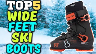 Best Ski Boots for Wide Feet 2023  Ski Boots Review  Top Ski Boots [upl. by Ellainad]