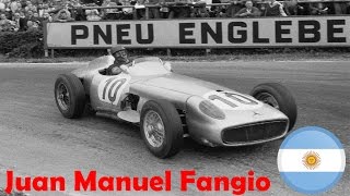 Juan Manuel Fangio  F1 Hall Of Champions 2 [upl. by Aicercul942]