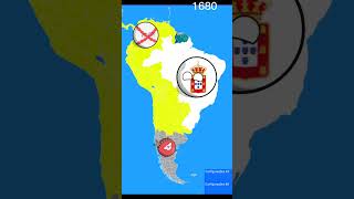 História da América do Sul 10002100 countryballs [upl. by Dewayne728]