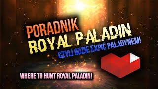 Tibia Poradnik  Gdzie expić RP  od 8 do 200 lvl  Where to hunt 8200 lvl Royal Paladin [upl. by Pegma]