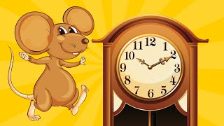 Hickory Dickory Dock The Mouse Ran Up The Clock Song With Lyrics Nursery Rhymes For Kids [upl. by Armillas]