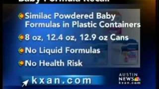 Abbott Labs recalls Similac baby formula [upl. by Lonier]