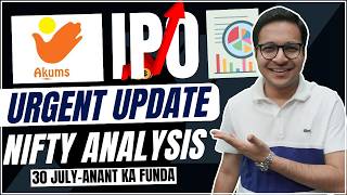 Akums Drugs and Pharmaceuticals IPO  Urgent Update  Nifty and Bank Nifty analysis  3072024 [upl. by Torray]