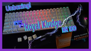 Unboxing Royal Kludge RK100 [upl. by Nitsu]